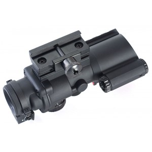 AIM Sniper LT 4X32 Red/Green Dot with laser - BK (AO-3037-BK)